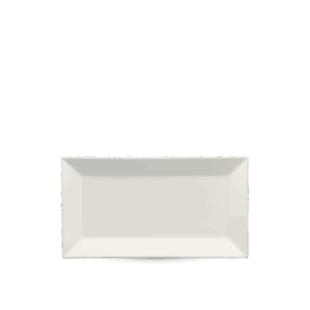 Dĩa chữ nhật lá 33 x 18 cm - Misc Assortment Lys - Trắng Ngà A001_463304000gomminhlong.com