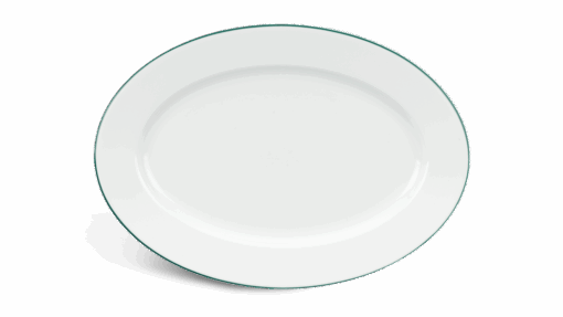 Dĩa oval - Jasmine - Chỉ Xanh Lá A001_052503009gomminhlong.com
