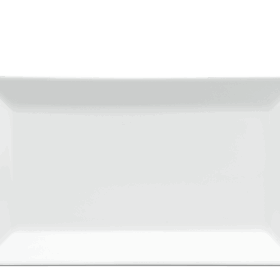  Dĩa chữ nhật lá 22 x 13 cm - Misc Assortment - Trắng A001_462202000gomminhlong.com
