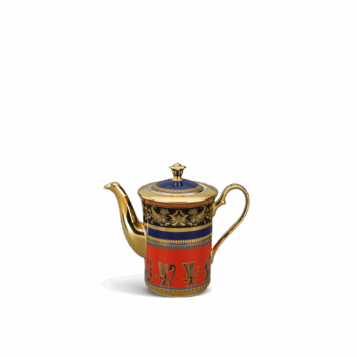 Bình trà cao + nắp - Tulip - Trống Đồng A001_010884376gomminhlong.com