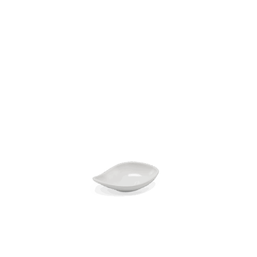 Chén chấm hình Chiếc Lá 9 cm - Misc Assortment - Trắng A001_640912000gomminhlong.com