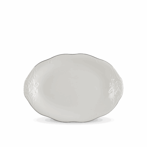 Dĩa oval - Đài Các IFP - Chỉ Bạch Kim A001_052517043gomminhlong.com