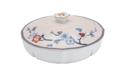 Khay mứt 5 ngăn - Hoa Đào Thịnh vượng A001_212471496gomminhlong.com