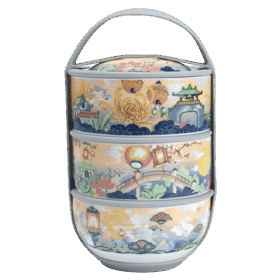  Hộp dưỡng sinh 3 tầng 12.5 cm - Dưỡng Sinh - Thưởng Trăng A001_211236509gomminhlong.com