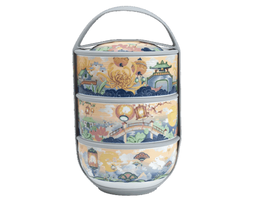 Hộp dưỡng sinh 3 tầng 12.5 cm - Dưỡng Sinh - Thưởng Trăng A001_211236509gomminhlong.com