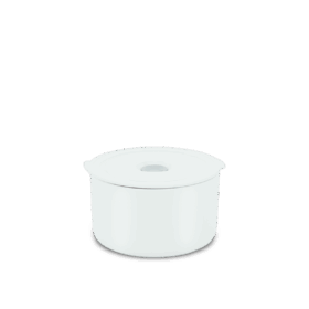 Hộp dưỡng sinh tròn đựng thực phẩm 15 cm + nắp (K) - Dưỡng Sinh - Trắng A001_211532000Kgomminhlong.com
