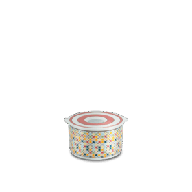 Hộp dưỡng sinh tròn đựng thực phẩm 11 cm + nắp (K) - Dưỡng Sinh - Mosaic A001_211132LTDKgomminhlong.com