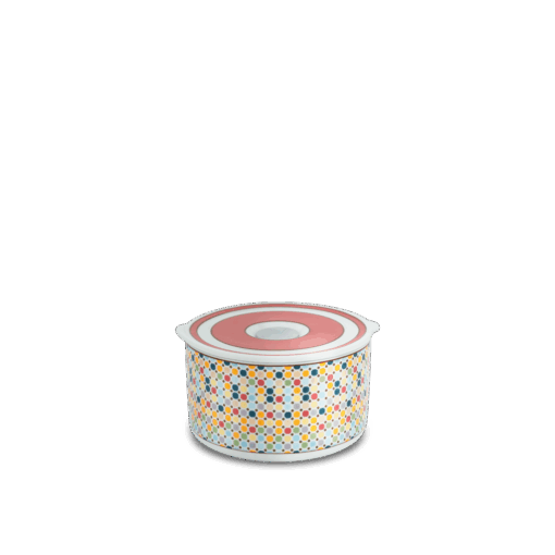 Hộp dưỡng sinh tròn đựng thực phẩm 13 cm + nắp (K) - Dưỡng Sinh - Mosaic A001_211332LTDKgomminhlong.com