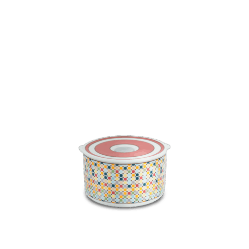 Hộp dưỡng sinh tròn đựng thực phẩm 13 cm + nắp (K) - Dưỡng Sinh - Mosaic A001_211332LTDKgomminhlong.com