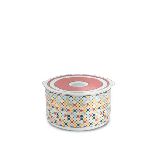 Hộp dưỡng sinh tròn đựng thực phẩm 15 cm + nắp (K) - Dưỡng Sinh - Mosaic A001_211532LTDKgomminhlong.com